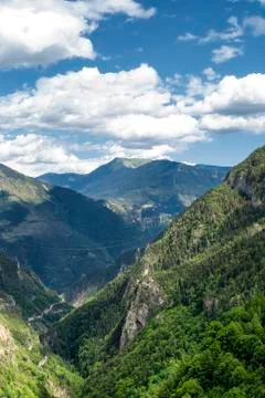Col de la Couillole (French Alps) 스톡 사진