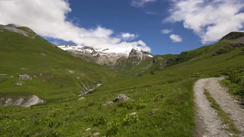 Col de la Seigne, Timelapse Stock Footage 233466975