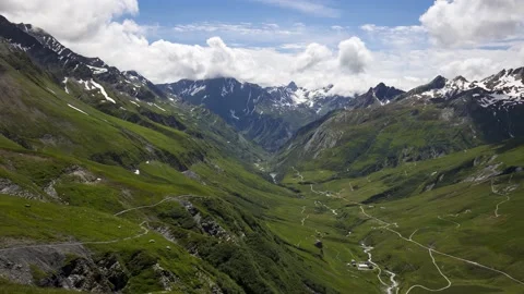 Col de la Seigne, Timelapse Stock Footage 233467091