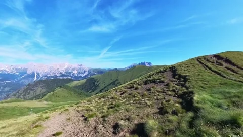 Col Valvacin - Buffaure - Sas d Adam - Italy Stock Footage 314125342