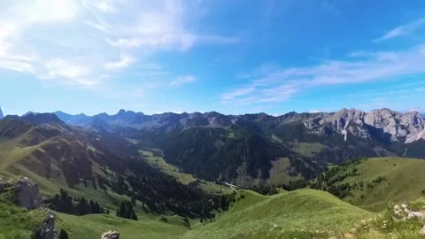 Col Valvacin - Buffaure - Sas d Adam - Italy Stock Footage 314125380