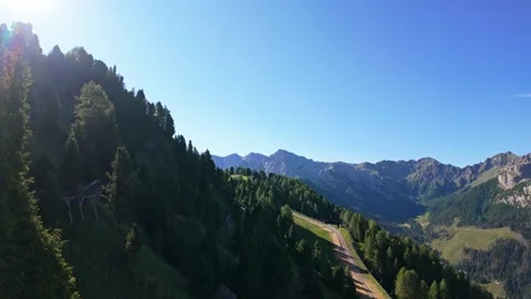 Col Valvacin - Buffaure - Sas d Adam - Italy Stock Footage 314171835