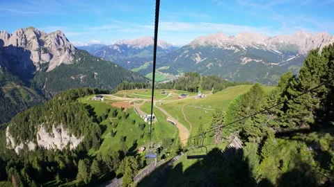 Col Valvacin - Buffaure - Sas d Adam - Italy Stock Footage 314171850