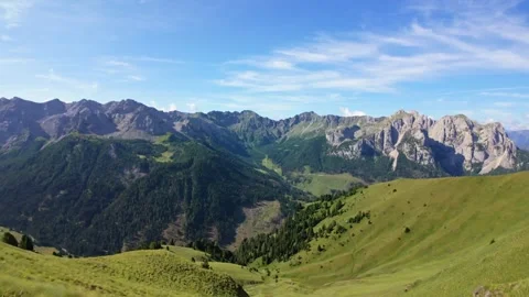 Col Valvacin - Buffaure - Sas d Adam - Italy Stock Footage 314171902