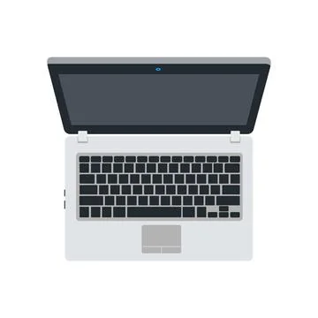  col304.eps Laptop concept vector flat illustration design isolated on whi... Stock Photos