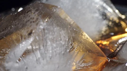 Cola and ice in glass Stock Footage 103183300