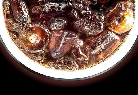 Cola and ice Stock Photos