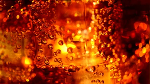 Cola background. Cola with ice and bubbles. Stock full HD video footage 1080p Stock Footage 38919428