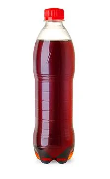 Cola bottle. Isolated Stock Photos