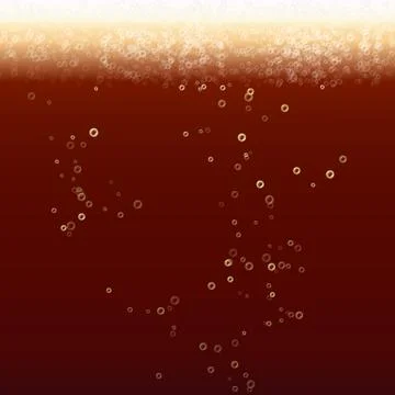 Cola Bubbles Vector Background. Vector Texture Cola Lemonade. Delicious, Fresh Illustrazione stock