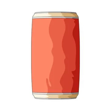 Cola can illustration Stock Illustration