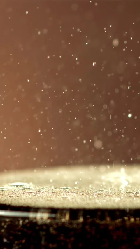 Cola drink in a glass with bubbles in the air Stock Footage 335308780