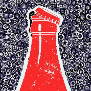 Cola drink, vector illustration Ilustración de archivo