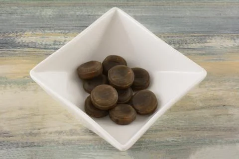 Cola flavored hard candy Stock Photos