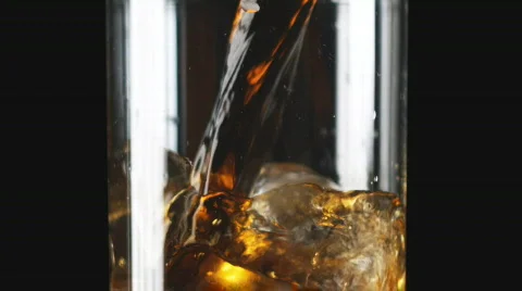 Cola in a glass close-up 스톡 동영상 493314