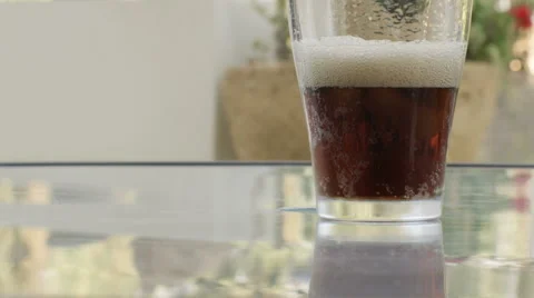Cola in glass Stock Footage 40715180