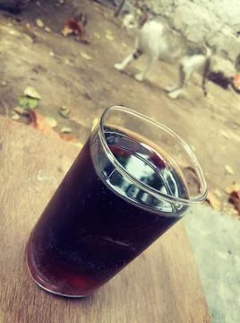 Cola In Glass Stock Photos