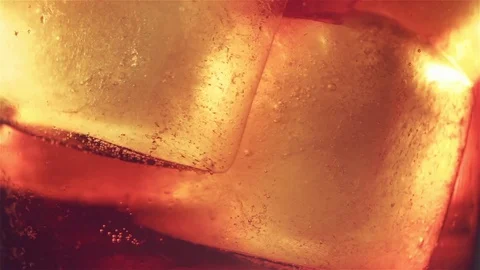 Cola with ice Video stock 81356305