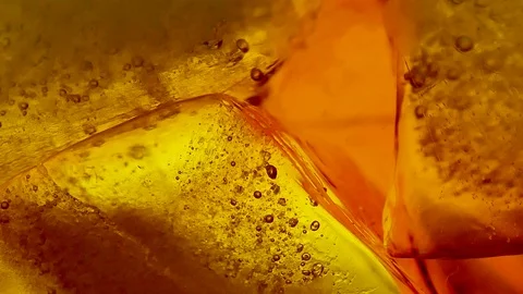 Cola with ice in a glass06 Stock Footage 106713517