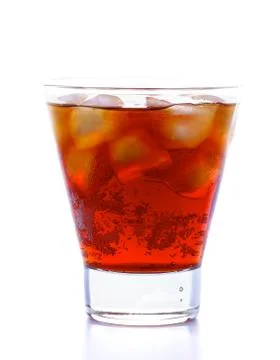 Cola with ice Stock Photos