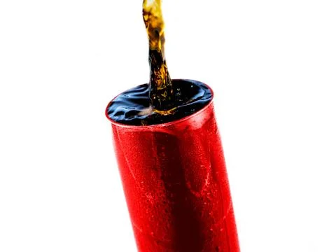 Cola with ice Stock Photos