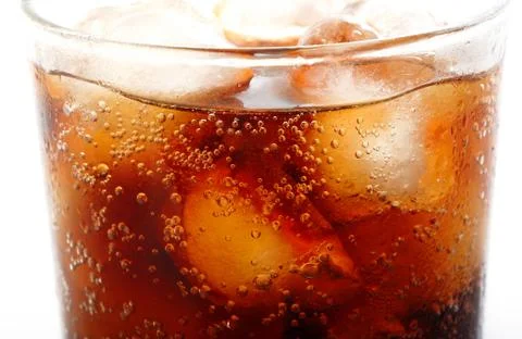 Cola with ice Stock Photos
