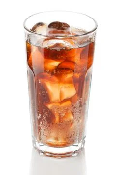 Cola with ice Foto stock