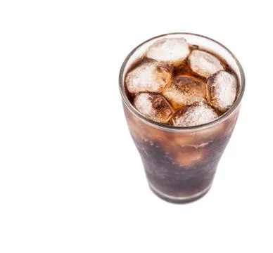 Cola with ice Stock Photos
