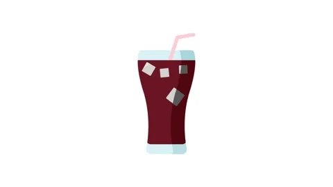 Cola icon animation for motion graphics. Foods and Drinks Icons Stock Footage 147743258