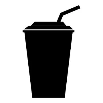 Cola icon, simple style Stock Illustration