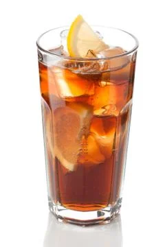 Cola with lemon Stock Photos