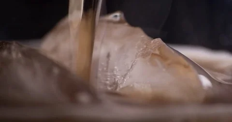 Cola macro shot slowmotion Stock Footage 72206428