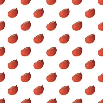 Cola nut beans creating seamless background pattern Stock Illustration