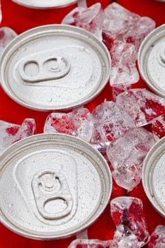 Cola pop cans Stock Photos