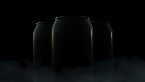 Cola Soda Cans in Dark Background 스톡 동영상 346739435