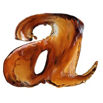 Cola splash letter Illustration