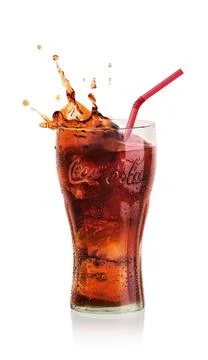 Cola splash Stock Photos