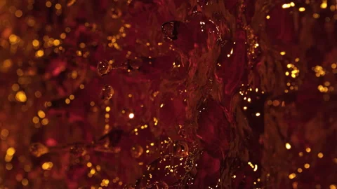 Cola Splashing Super Slow Motion 1000 fps Stock Footage 287859305