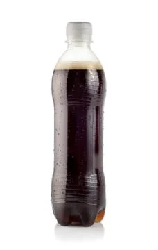 Cola on a white Stock Photos