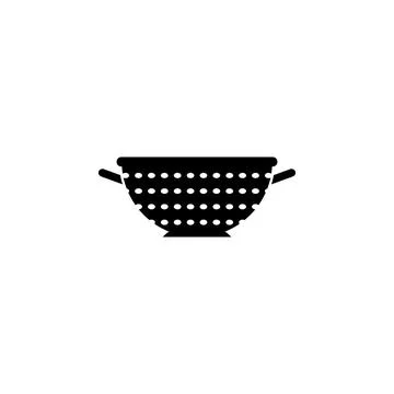 Colander icon. Elements of kitchen tools icon. Premium quality graphic design Stock Illustration