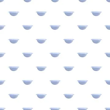 Colander kitchen utensil seamless repeating pattern background Stock Illustration