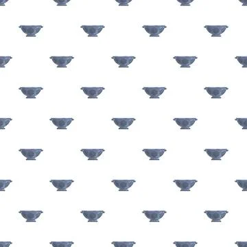 Colander kitchenware seamless pattern for cooking tools Stock Illustration