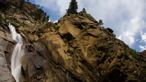 Colarado Mountain Waterfall Timelapse Stock Footage 277838102