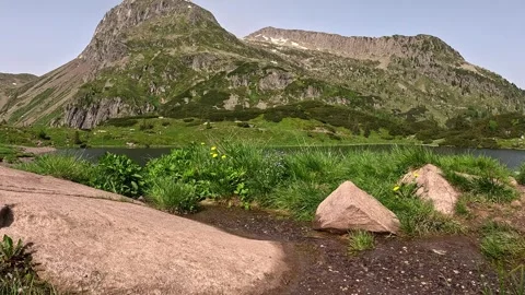 Colbricon lake Stock Footage 285516500