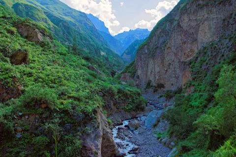 Colca Canyon in Arequipa Region Foto stock