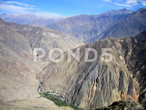 Colca del canyon Stock Photos