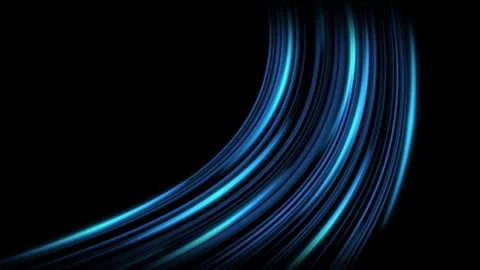 Cold air flow from conditioner effect. air light effect with blue rays. Stock Footage 327177061