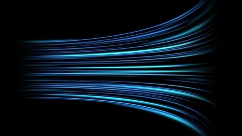 Cold air flow from conditioner effect. air light effect with blue rays. Stock Footage 327177063