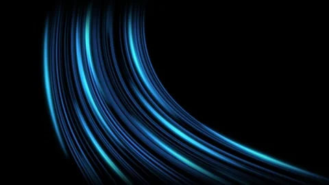 Cold air flow from conditioner effect. air light effect with blue rays. Stock Footage 327177082
