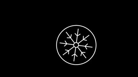 Cold air icon animation 動画素材 315181531